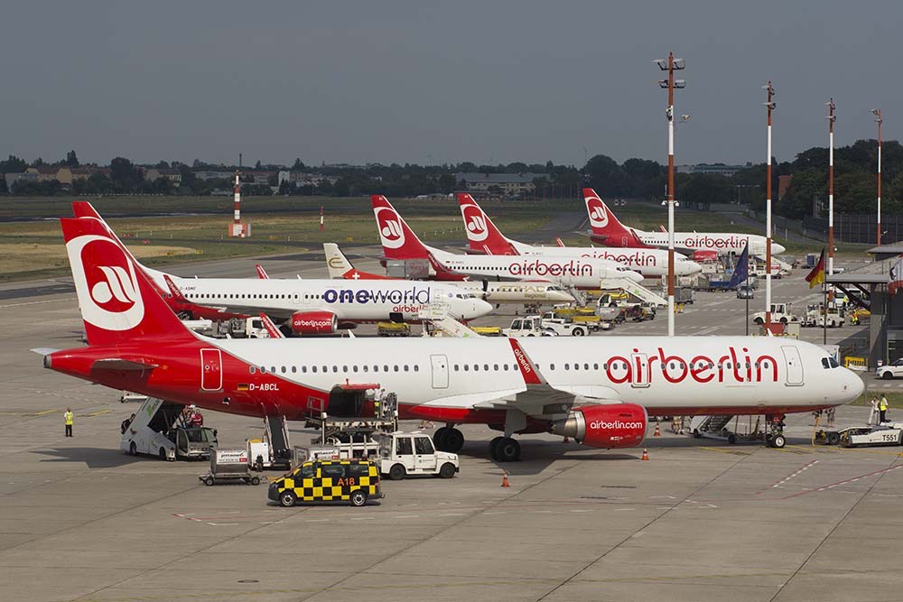Hier is de Air Berlin vloot terecht gekomen