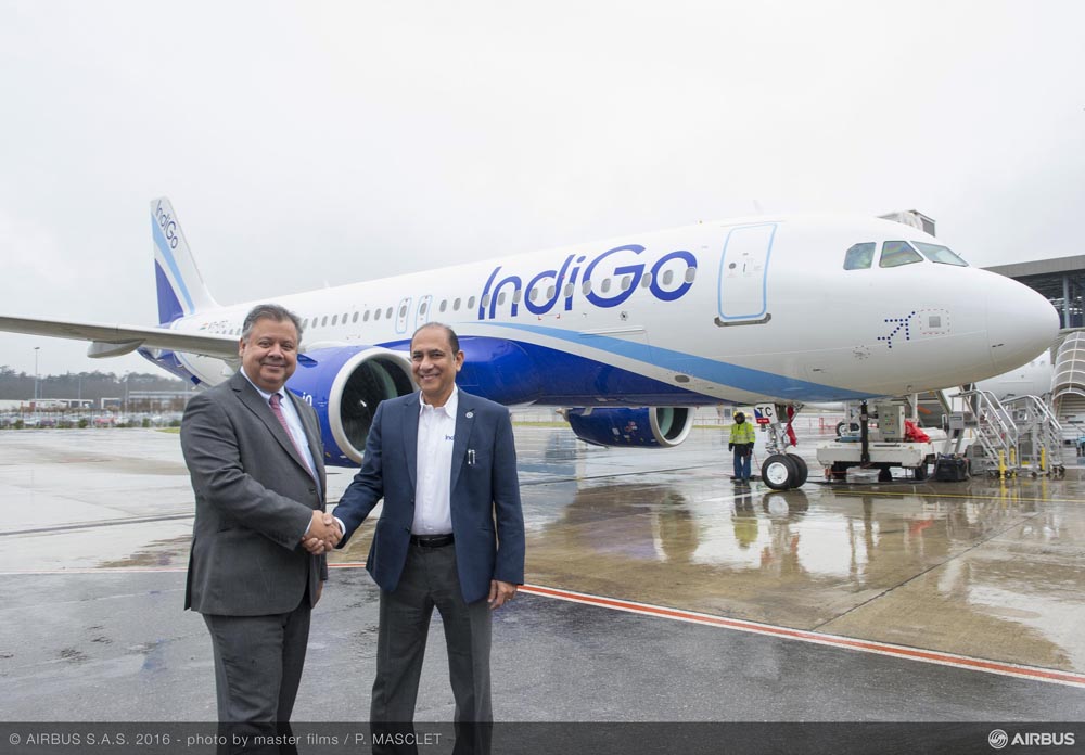 IndiGo ontvangt 200e toestel