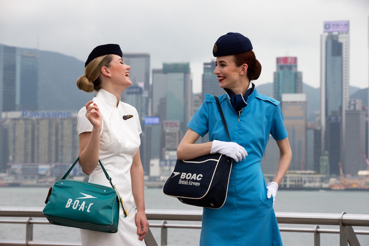 British Airways Retro modeshow