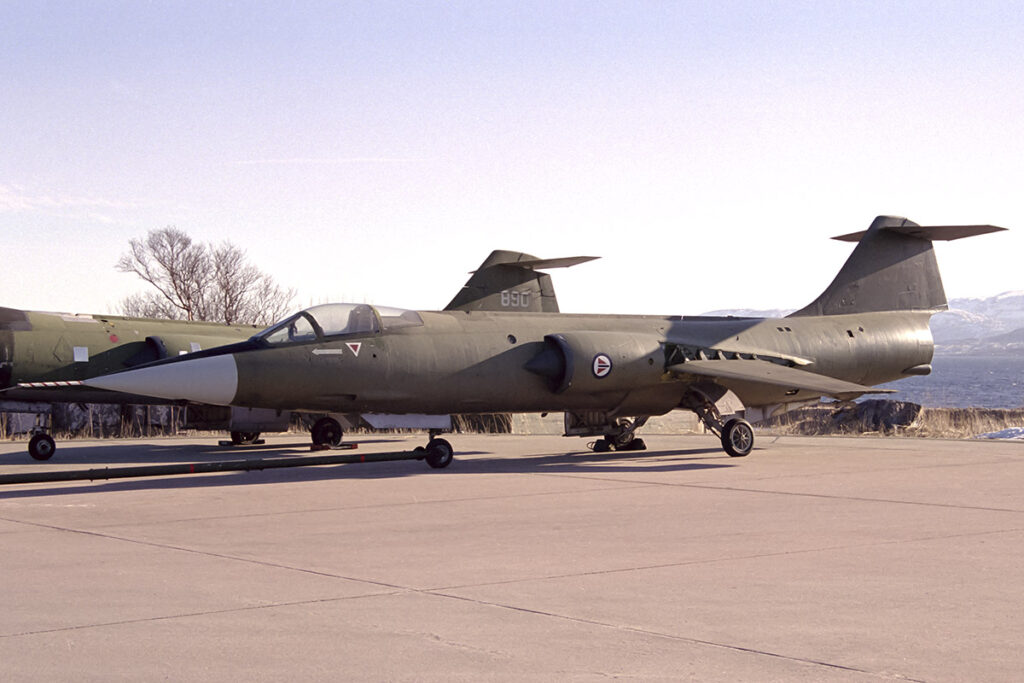F-104 Starfighter van de Noorse luchtmacht © Leonard van den Broek