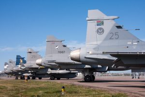 JAS 39 Gripens van diverse luchtmachten © Leonard van den Broek