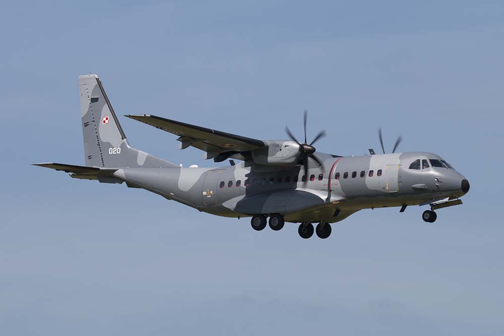 Een C295 van de Poolse luchtmacht (c) Remco de Wit