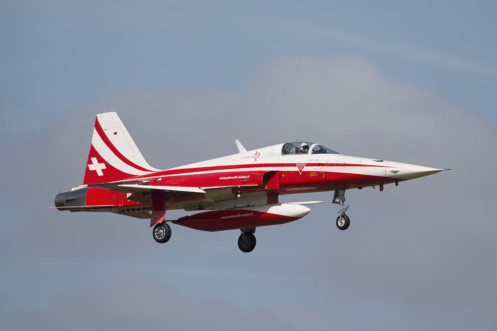 Eén van de F5's van de Patrouille Suisse (c) Remco de Wit