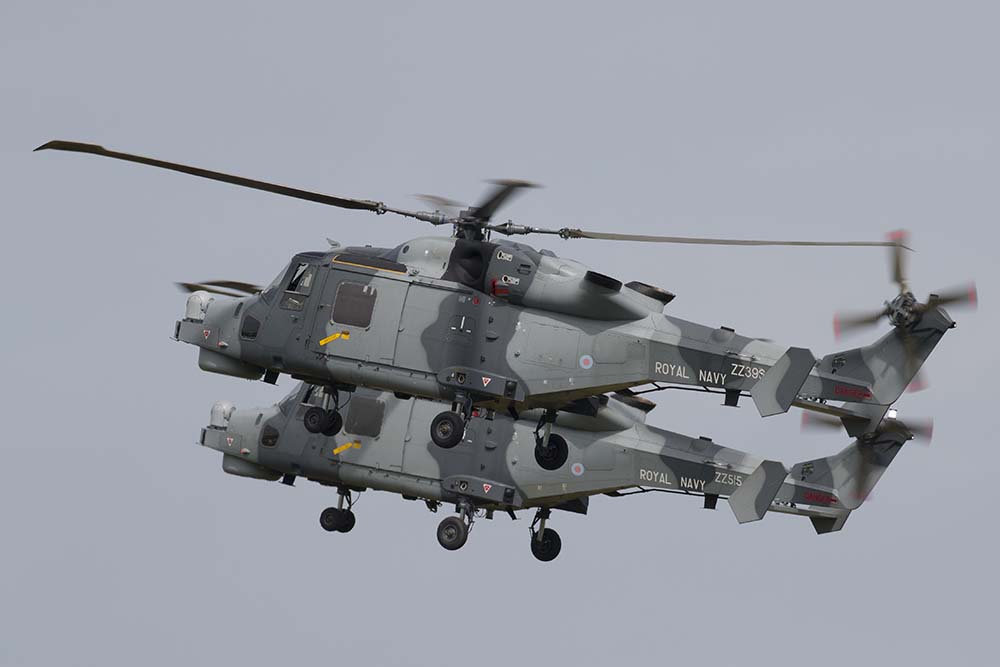 Twee Lynxen van de Britse Royal Navy (c) Remco de Wit