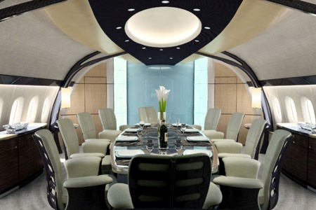 Het interieur van de BBJ-787.  ©Boeing