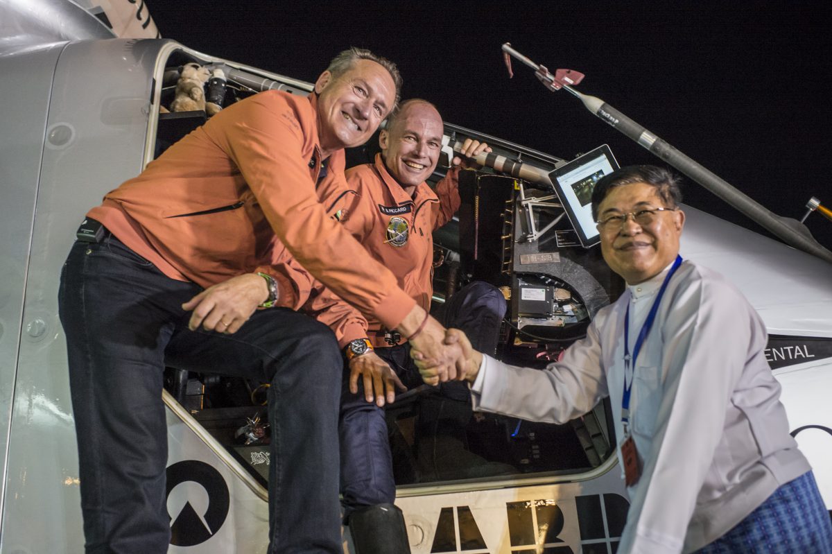 Etappe 4: Varanasi - Mandalay © Solar Impulse