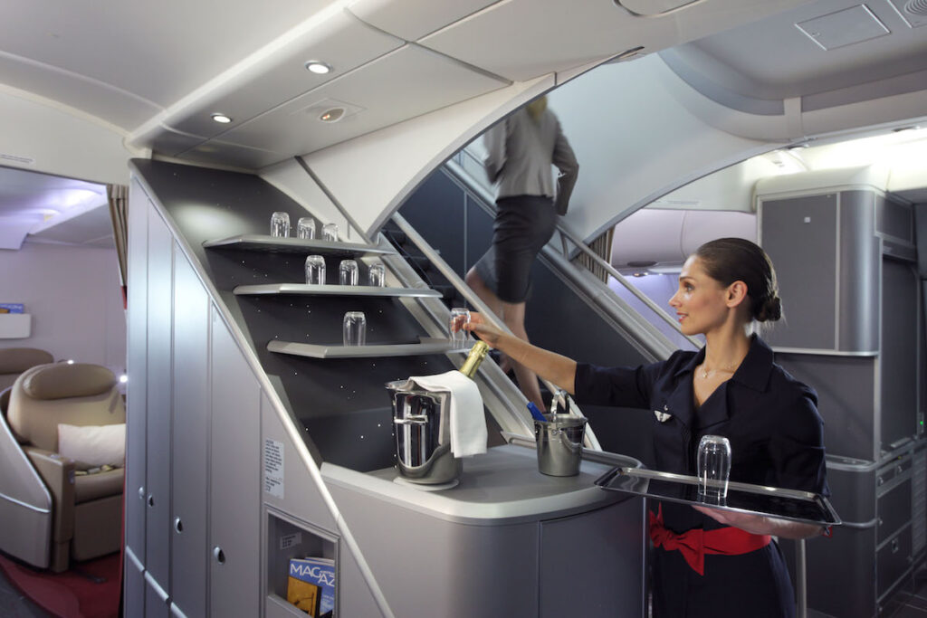 Flight Attendant in A380 Air France