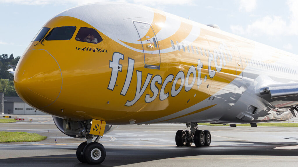 Vluchten Scoot tussen Berlijn en Singapore gestart Scoot B787-9