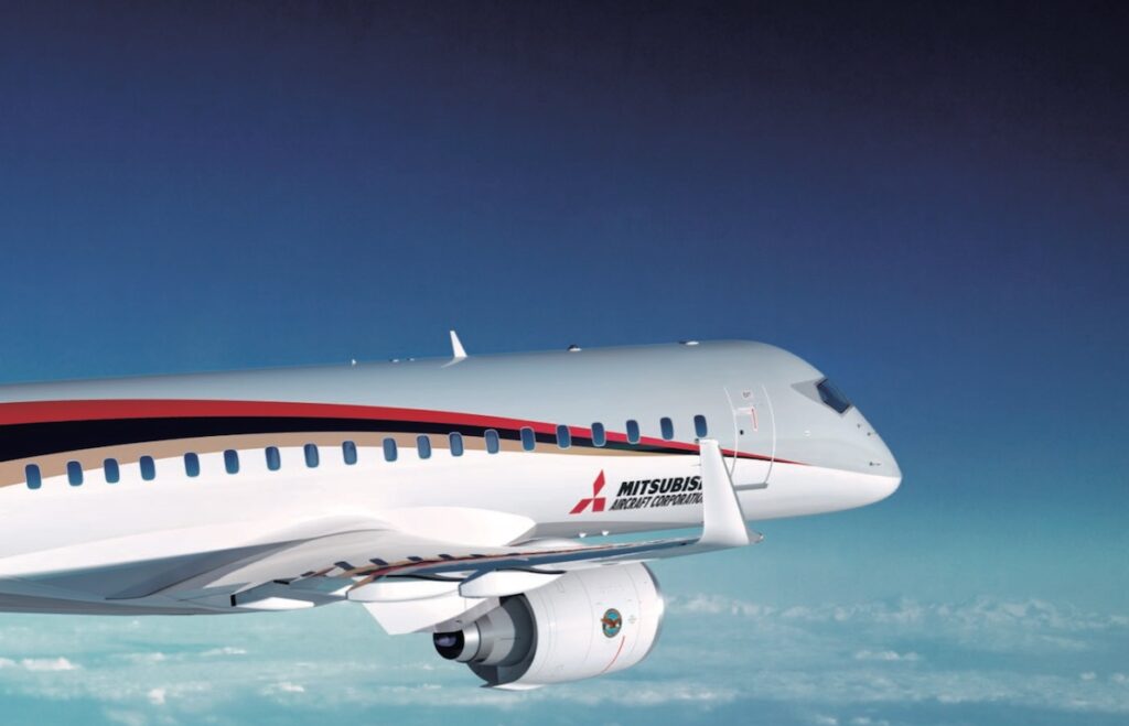 Ingebruikname Mitsubishi Regional Jet weer vertraagd