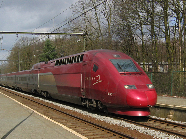 Veel extra Thalys reizigers naar Brussel en Parijs