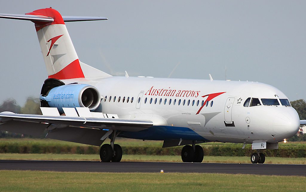 Austrian neemt afscheid van Fokker 70