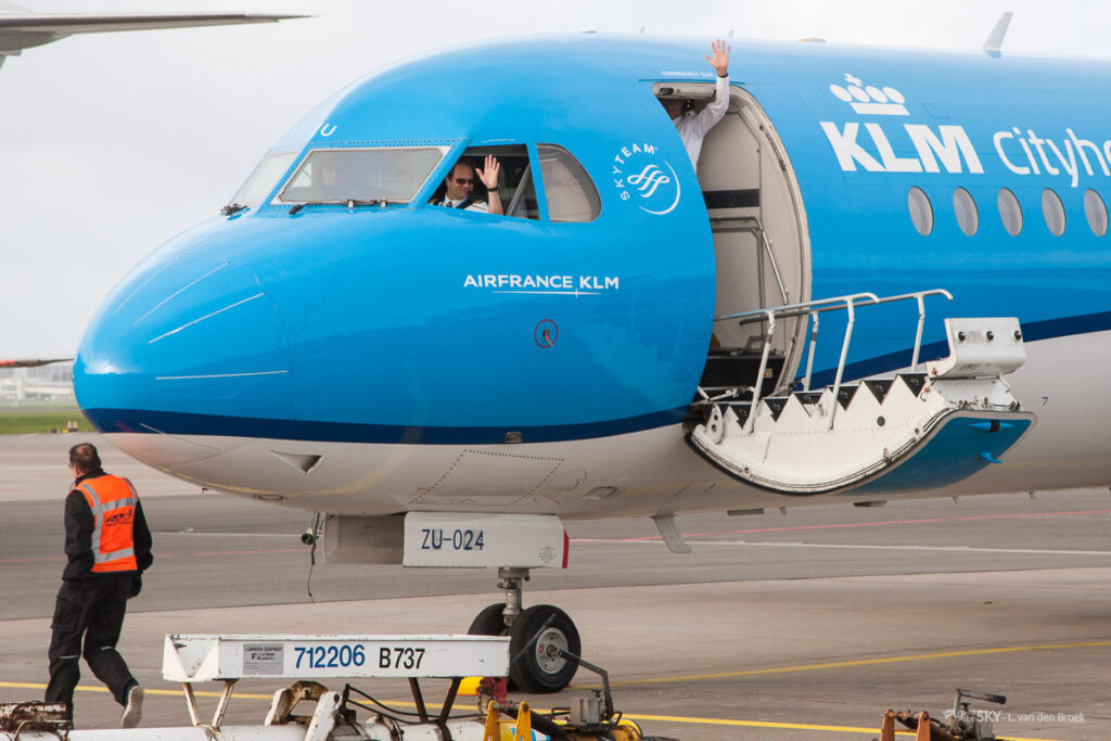 Afscheid Fokker in beeld