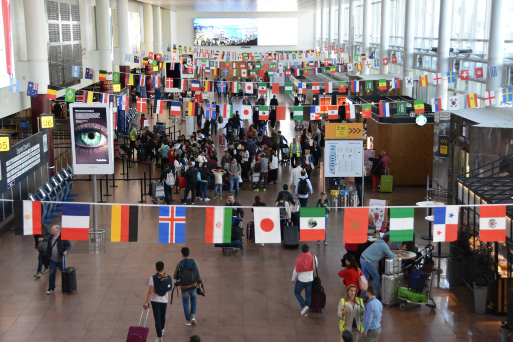 Extra lange wachtrijen op luchthavens Brussel