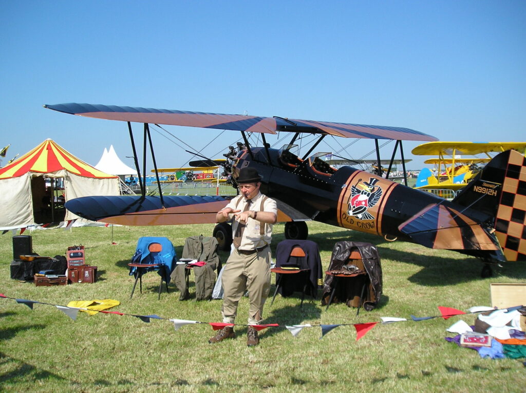 Piloot met de vijf strepen in de voorverkoop