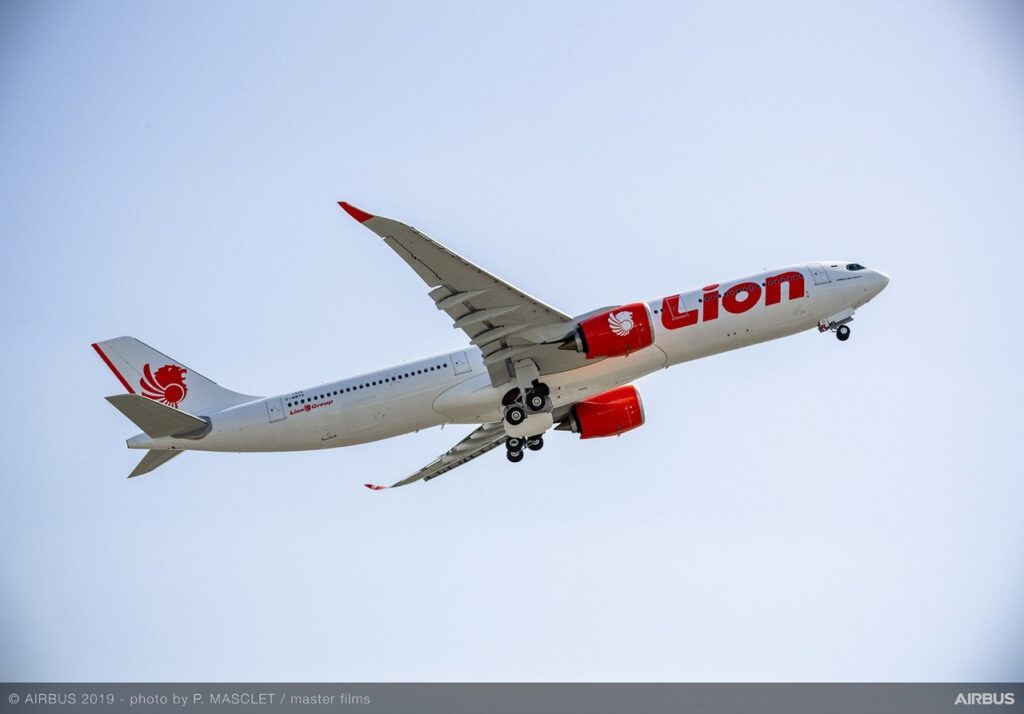 Eerste A330neo voor Lion Air Group vliegt voor het eerst
