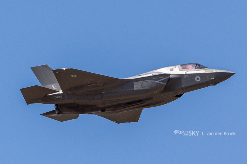 Bijna-botsing tussen drone en F-35