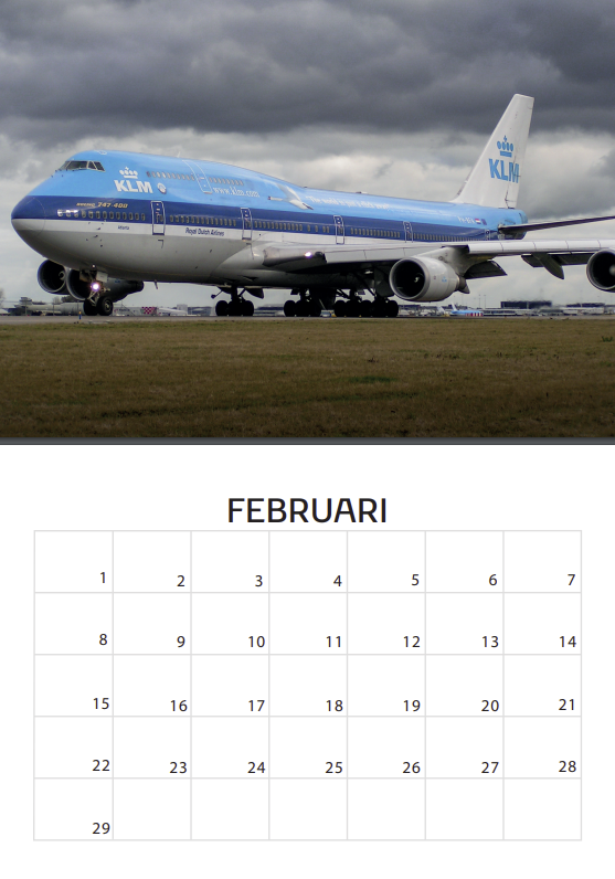 KLM 747 Afscheidskalender - Afbeelding 3