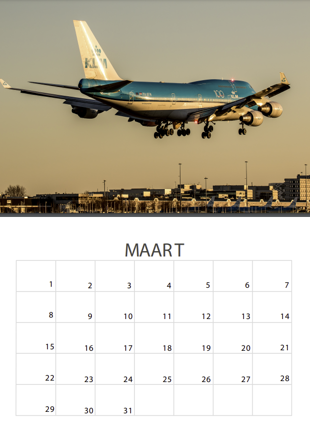 KLM 747 Afscheidskalender - Afbeelding 4