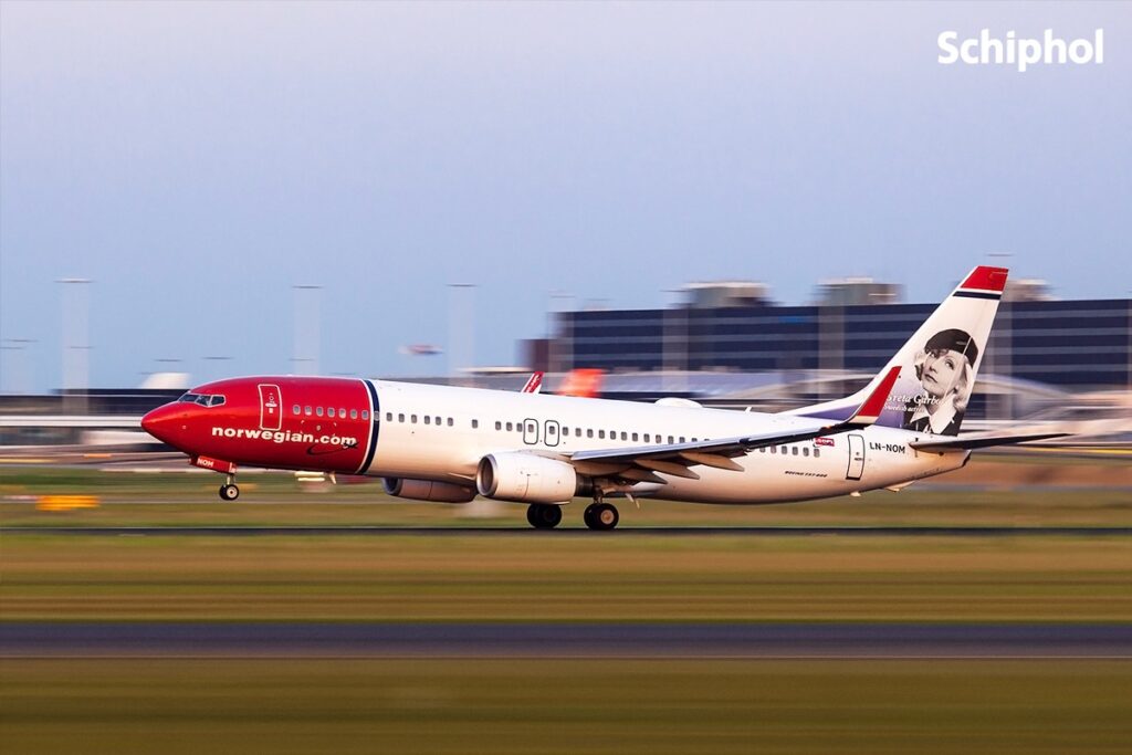 Norwegian vliegt eindelijk weer op Schiphol