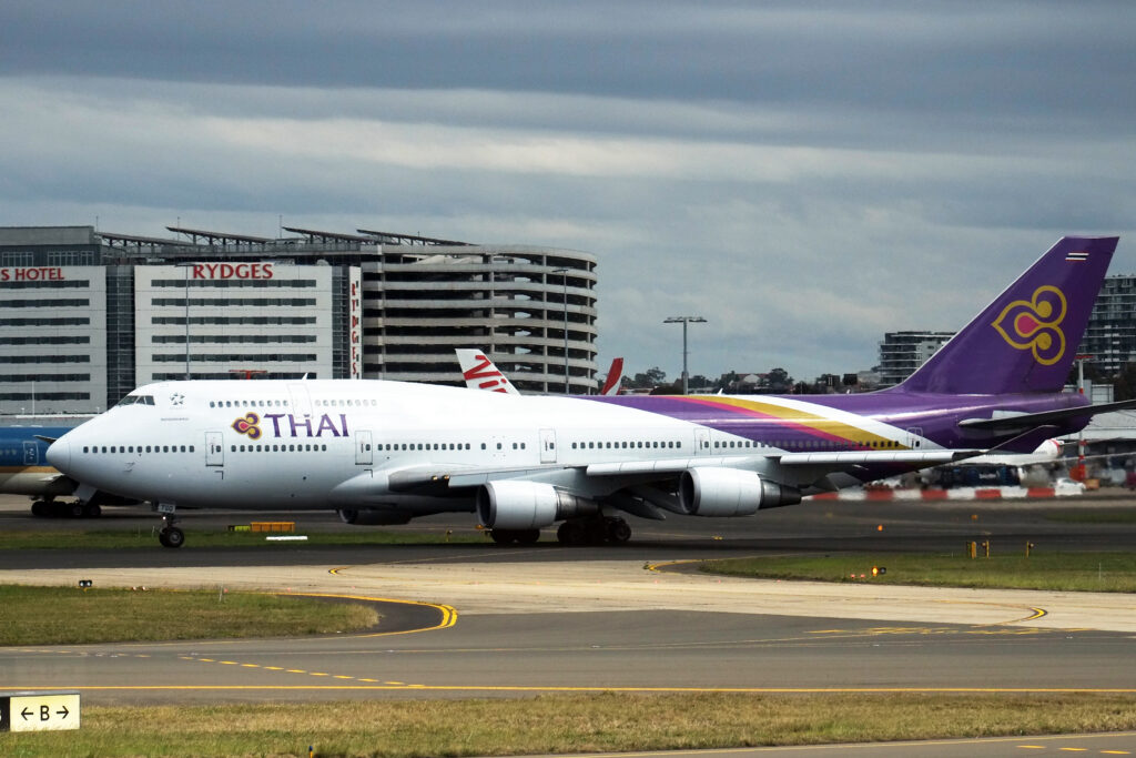 Thai Airways zwaait 747 uit