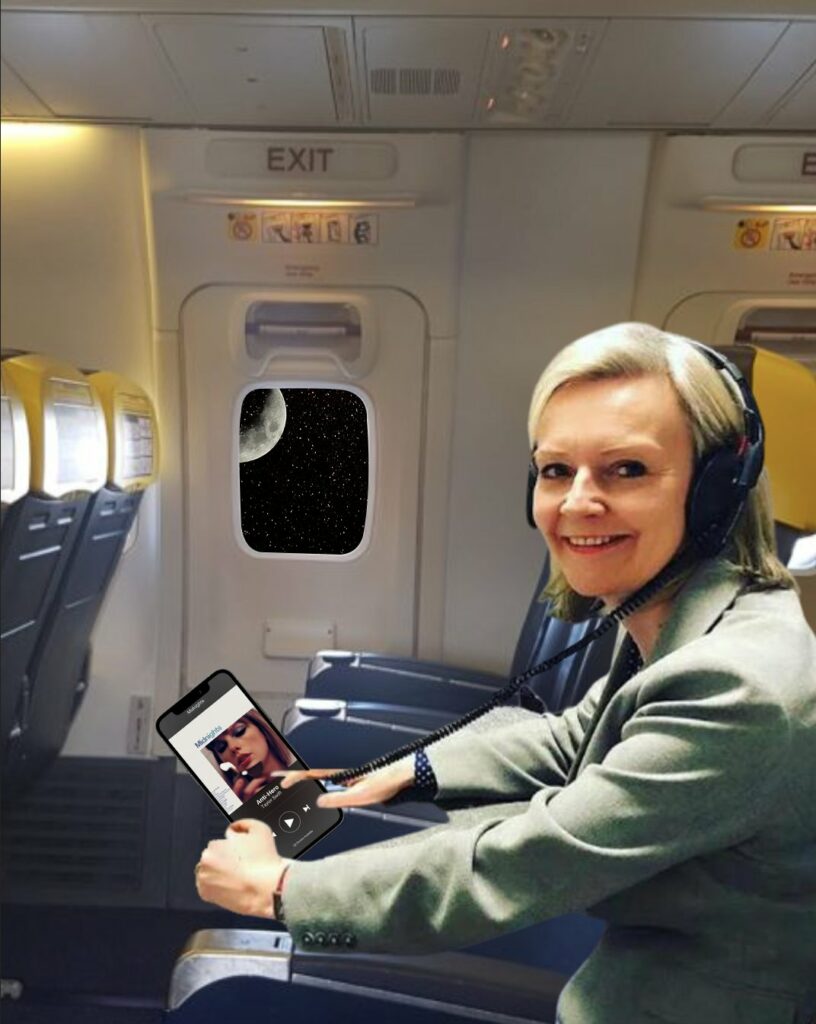 Ryanair steekt draak met vertrek Liz Truss