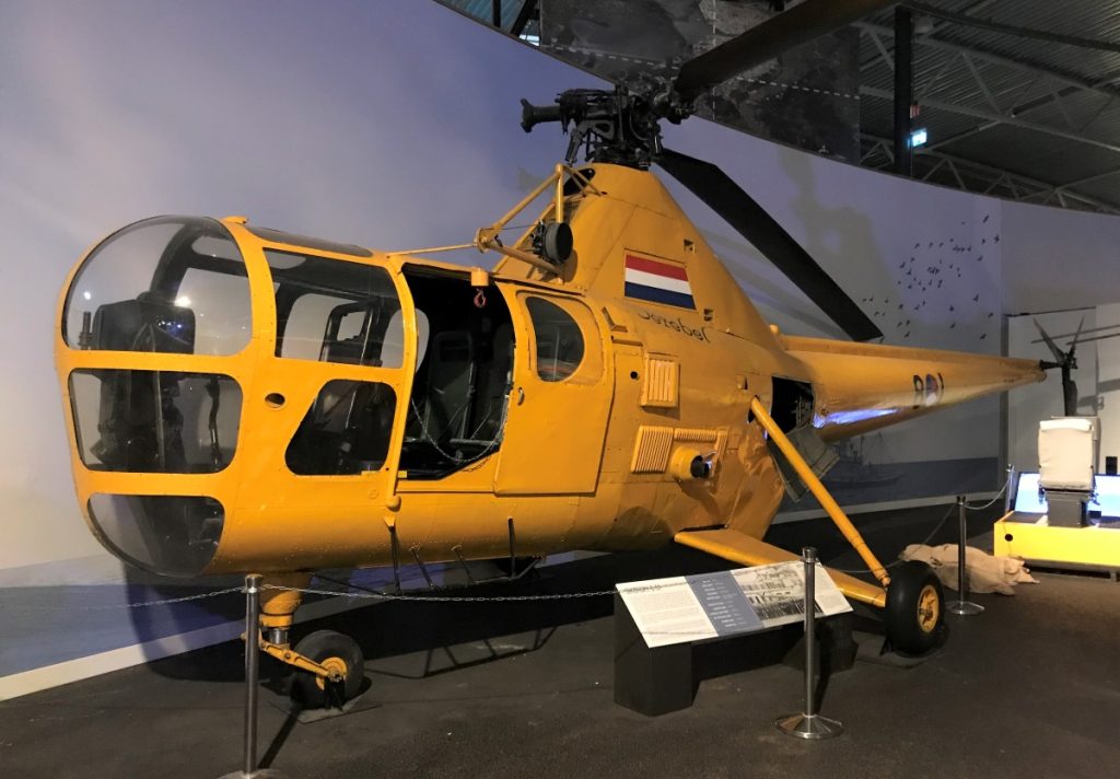 Tijdens Watersnoodramp kwam eerste Nederlandse helikopter in actie