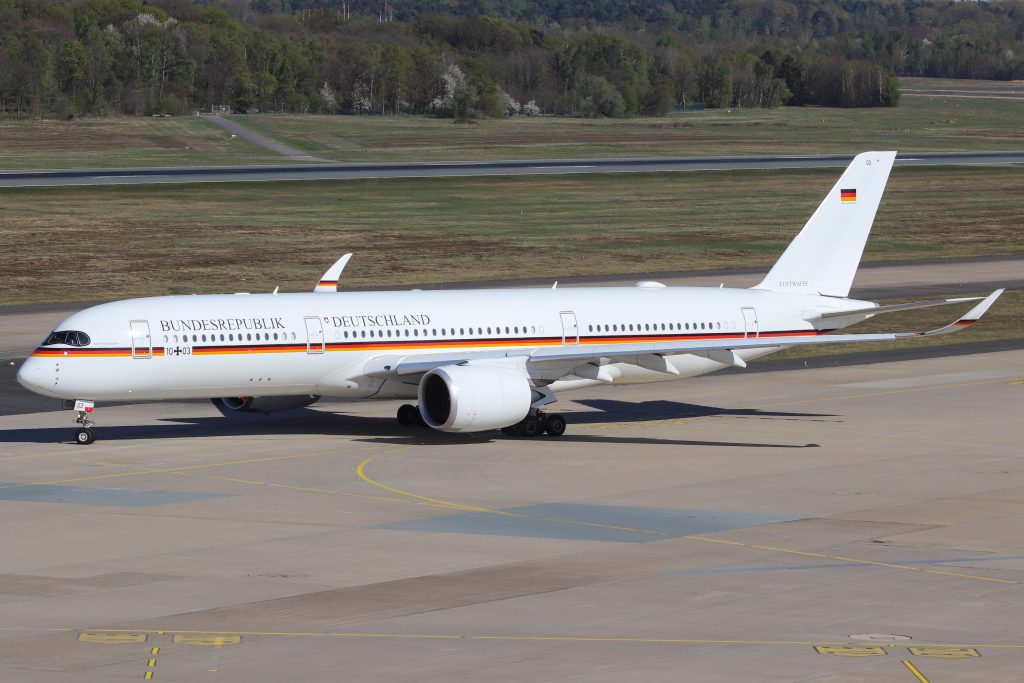 Chaotisch bezoek aan Israël met Luftwaffe A350