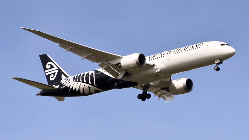 787-route geschrapt wegens motorproblemen