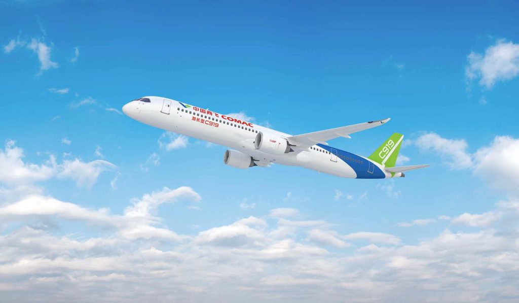 Comac presenteert nieuwe C919-varianten
