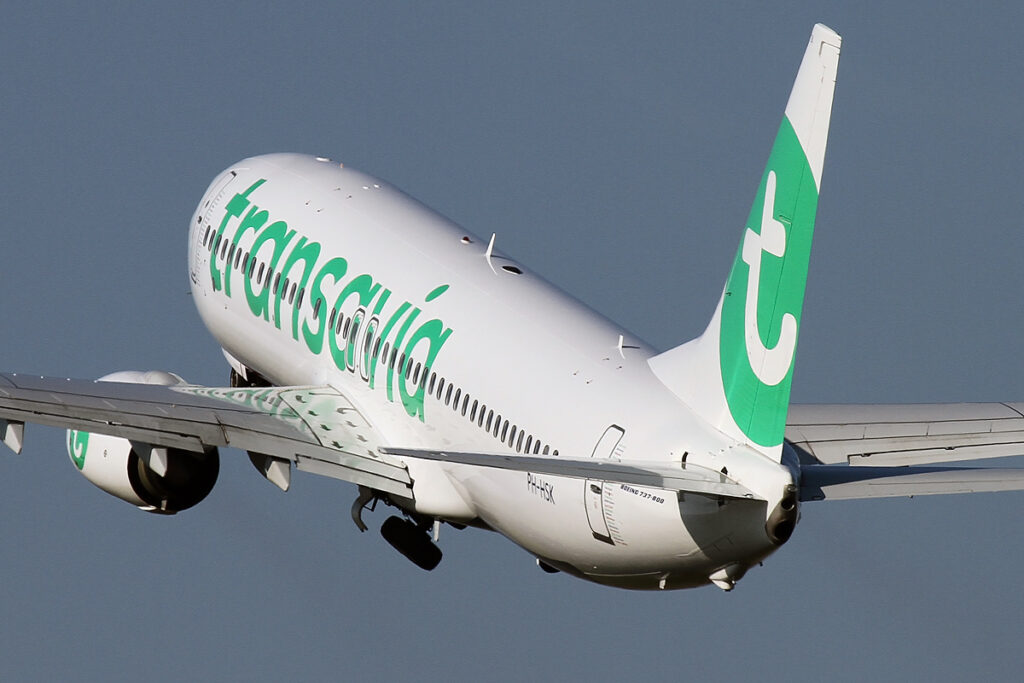 Transavia-vlucht keert om door halfnaakte man