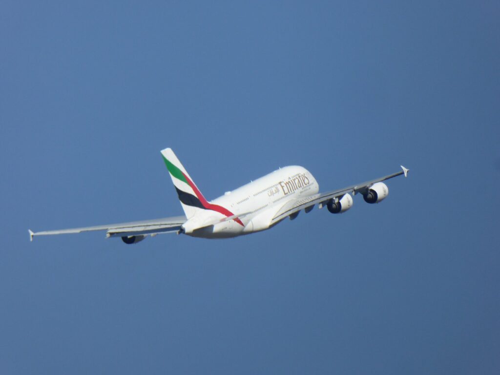 Oogje dicht geknepen voor Emirates A380