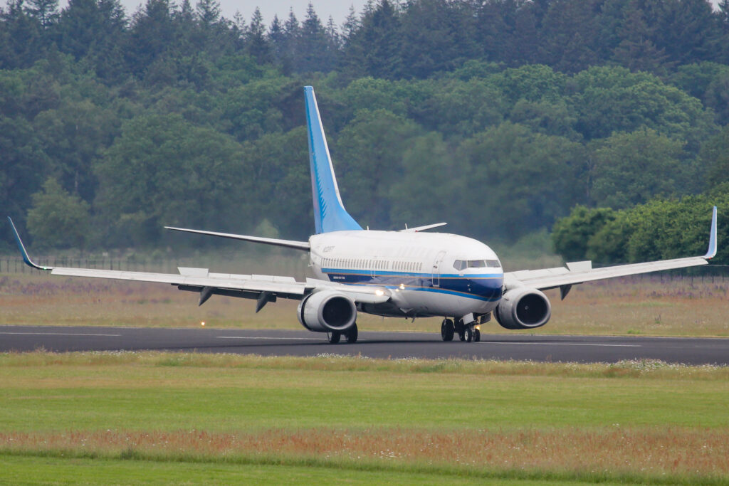 Tweede Chinese 737 geland op Twente Airport | Foto’s