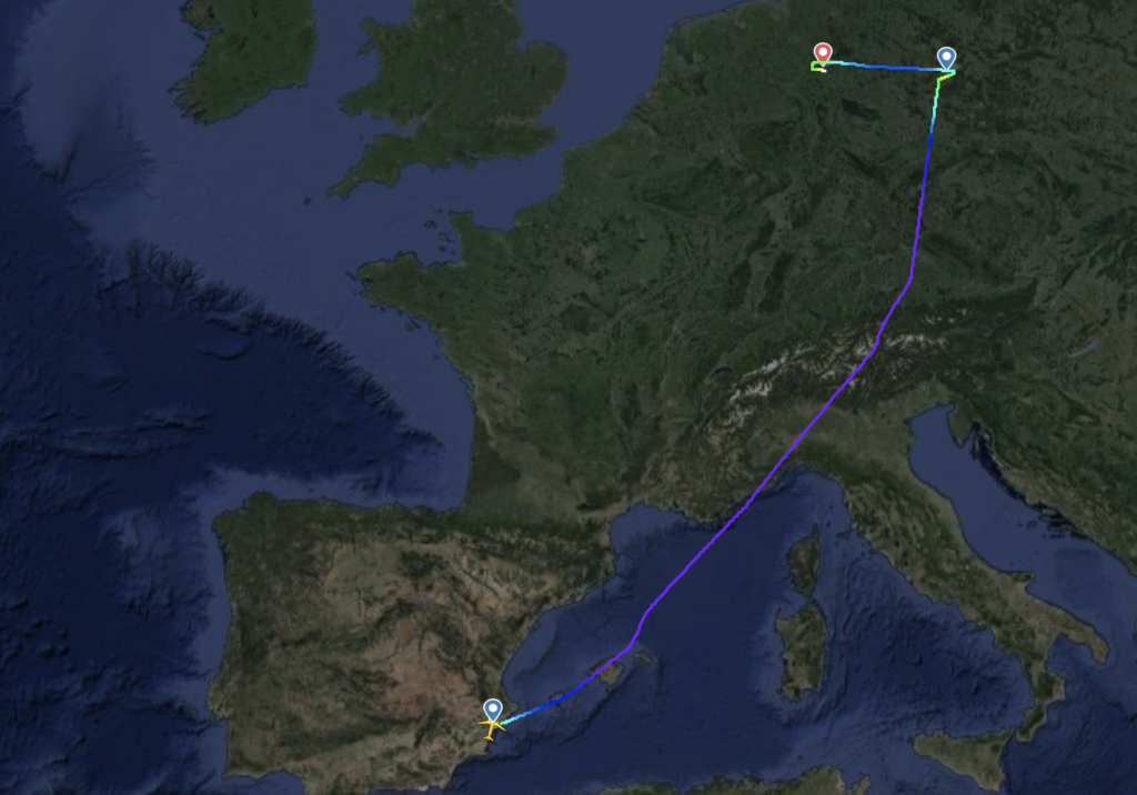 Eurowings-vlucht EW8531  was genoodzaakt op het laatste moment een doorstart te maken.