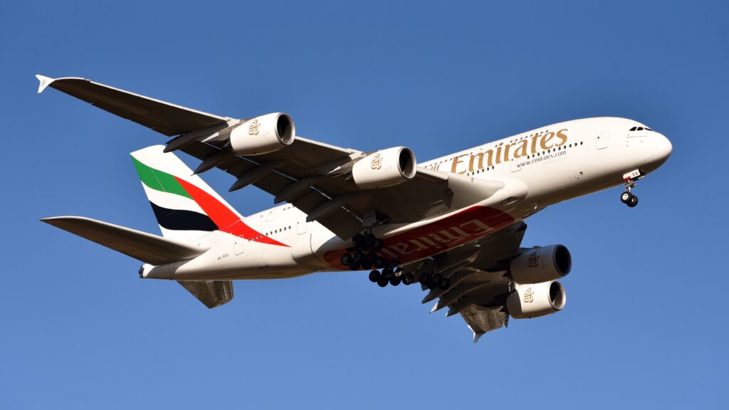 Emirates A380-passagiers begeven zich op glad ijs