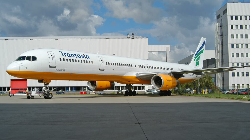 De korte periode van de Boeing 757 bij Transavia